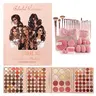 The Natural Nude Mega Eyeshadow Palette - 117colors Blendable Tones Ultra Pigmented Matte & Shimmer Finishes for Effortless Makeup Looks eye shadow