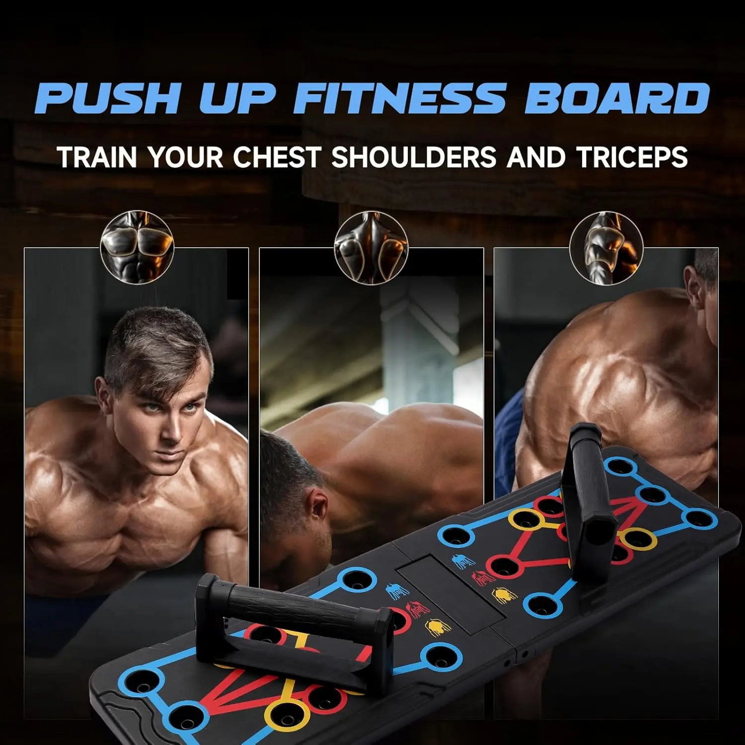 15-in-1 Foldable PushUp Stands Board Fitness,Workout Equipment for  display picture 1