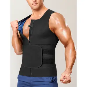 Men’s Sauna Suit & Waist Trainer| 2-in-1 Sweat Shirt for Stomach Fat, Workout & Fitness