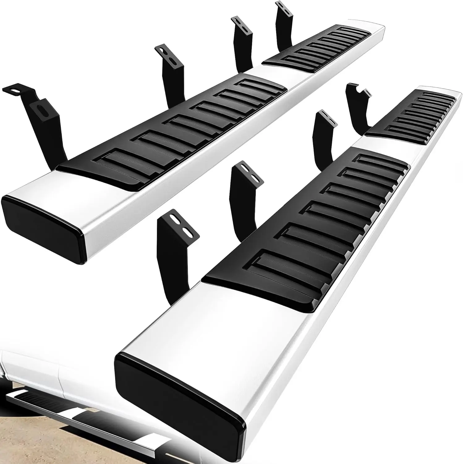 YITAMOTOR 6/6.5 inches Running Boards Compatible with 2024-2025 Toyota Tacoma Double Cab Side Step Nerf Bars with 8 Brackes