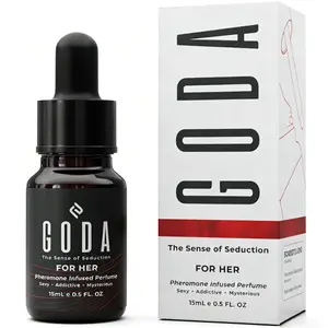 GODA Pheromones Perfume for Women 15ml | Original Jasmine & Rose Feminine Scent, Long Lasting Pheromone Fragrance, Vegan & Cruelty-Free