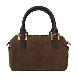 Women's Retro Suede Single Shoulder Diagonal Span Small Bag 2026 New Portable Pillow Bag