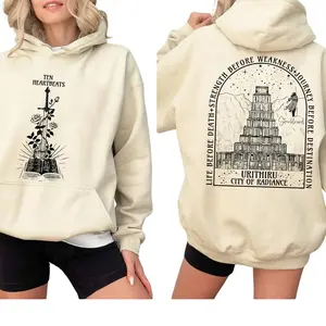 Stormlight Archive Hoodie – Urithiru City of Radiance Graphic Pullover, Fantasy Book Lover Gift | Made in USA