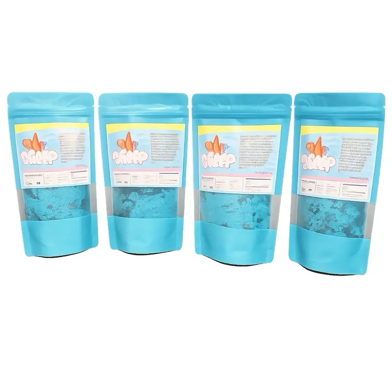 Sour blue raspberry Gusher (4 pack ) Snack Candy Fruity