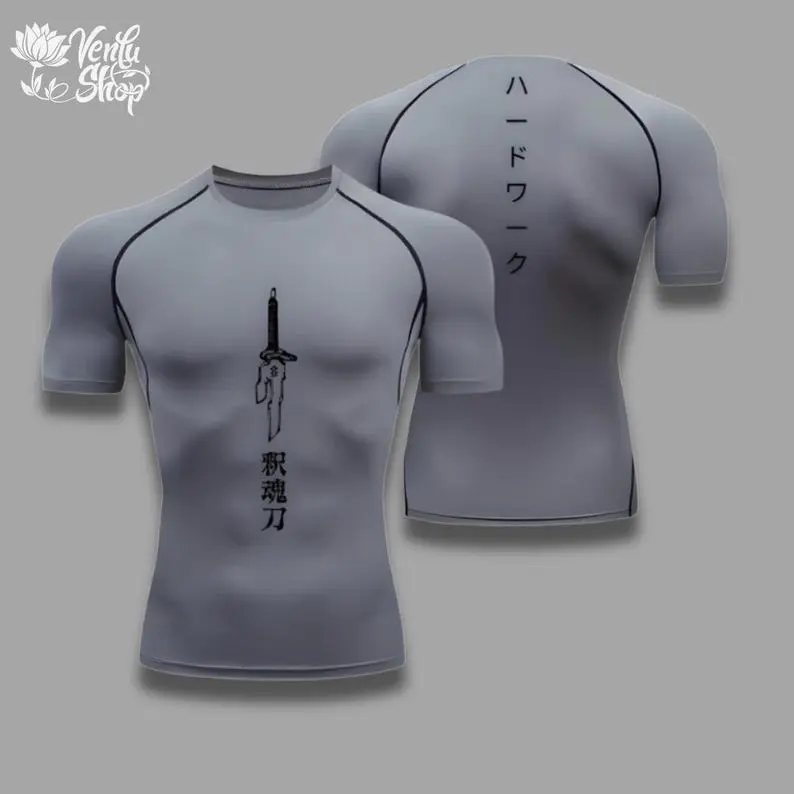 Toji Compression Shirt Sportswear Gymwear Gym Jujutsu Kaisen Compressions Anime Fushiguro Clothing Zenin Muscles