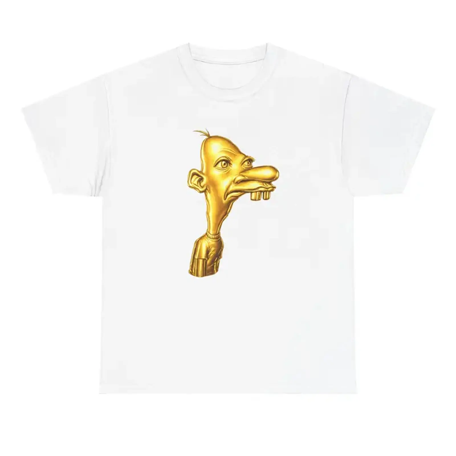 "Neegy" Meme Cartoon Head Comfort Color T-Shirt Ring Spun Cotton Casual Soft Washed T-Shirt Trendy Tops Perfect Gift