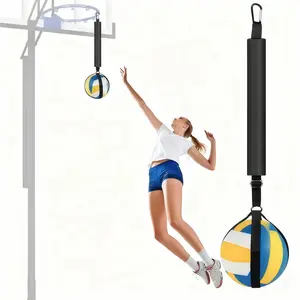Volleyball Spike & Serve Trainer - Solo Rebound System to Improve Power, Arm Swing & Jumping Mechanics for Attacks & Serves.