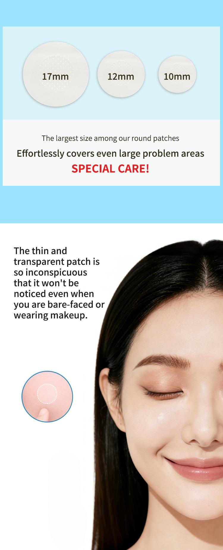Hyaluronic Acid Microcrystalline Pimple Patch for Blemish & Redness Care