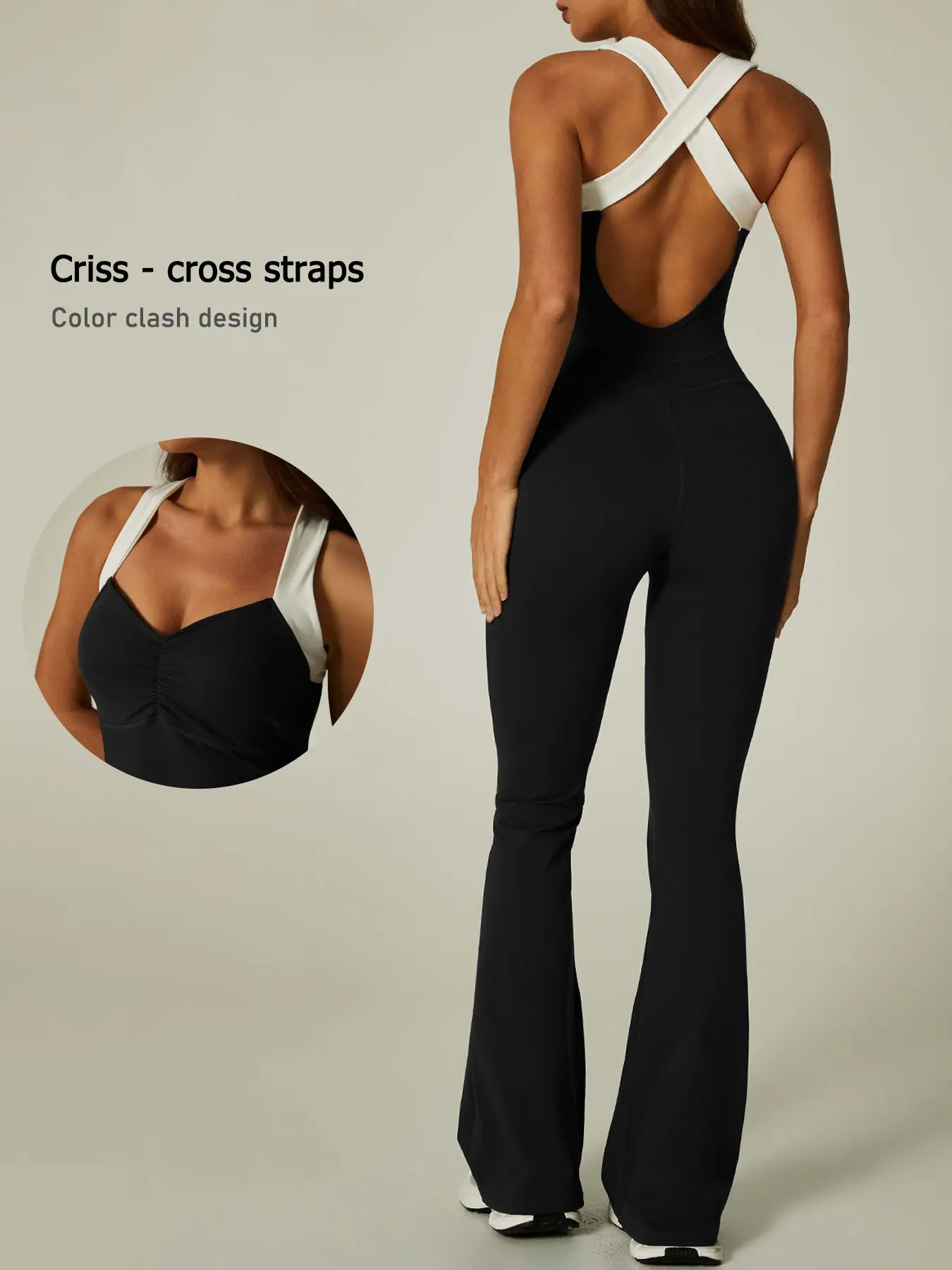 Women's High Elastic Breathable Slim Fit Jumpsuit, Sleeveless Sporty Style, Above Ankle Length, Perfect for Yoga Dance Daily Commute