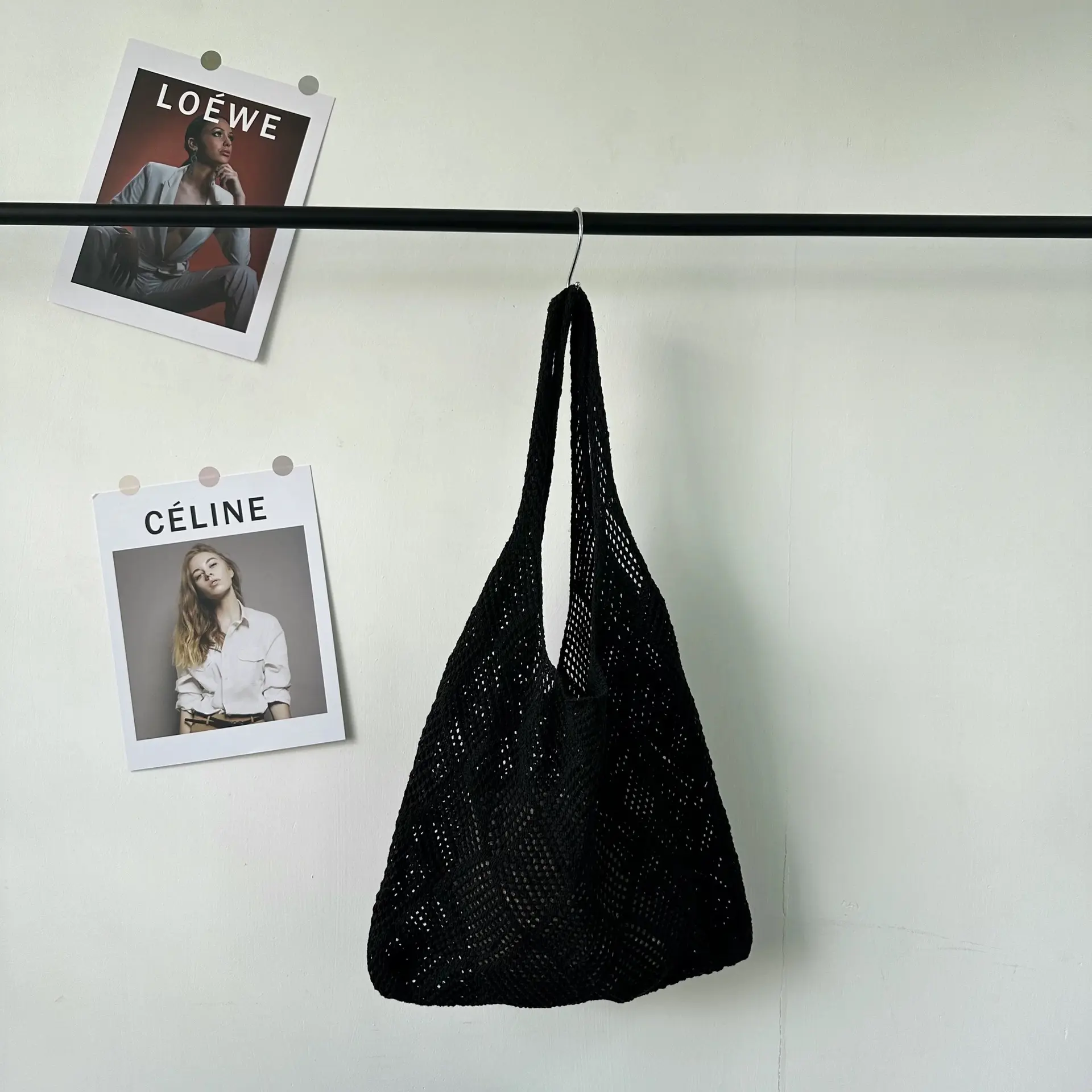 Big Ling shaped bag   black