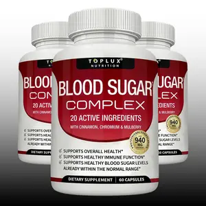 3XX-Blood Sugar Complex 20 Vitamins & Minerals Support Overall Health