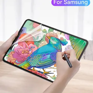 Paper Feel Screen Protector For Samsung Galaxy Tab S6 Lite 10.4 S7 11 S7FE S7PLUS S8+ 12.4 S5E S4 A8 A7 Lite A  10.5 10.1 Painting Write Matte PET Paper Feel Film Drawing Paper Feel Film