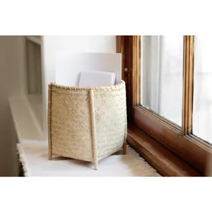 Woven Basket with Stand