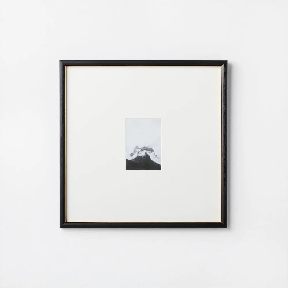 Matted to Gallery Wall Frame /Brass - Threshold designed