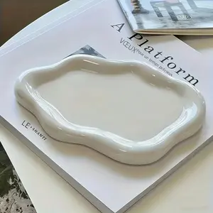 Cloud Jewelry Tray, Plastic Material, Organiser, Versatile Use for Keys, Earrings, Necklaces, Soaps, Office, Living Room, Entryway Cabinet