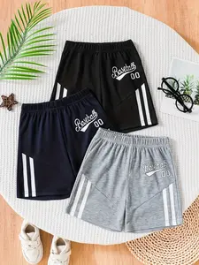 Boys' Summer Shorts Set, Breathable & Lightweight Design, Perfect for Outdoor Activities & Daily Wear, Ideal Gift Choice