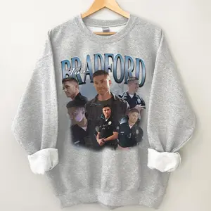 Graphic Tim Bradford The Rookie Vintage 90s Bootleg T-Shirt, Retro Movie Shirt Tim Bradford Vintage Sweatshirt Retro Chenford Hoodie For Fan