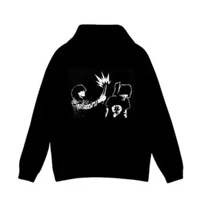 Women's Jake Webber Johnnie Guilbert Emo Hoodie - Heavyweight Cotton Classic T-Shirt Tops, Stretch Sport Sweatshirt for Alternative Style (Size S)