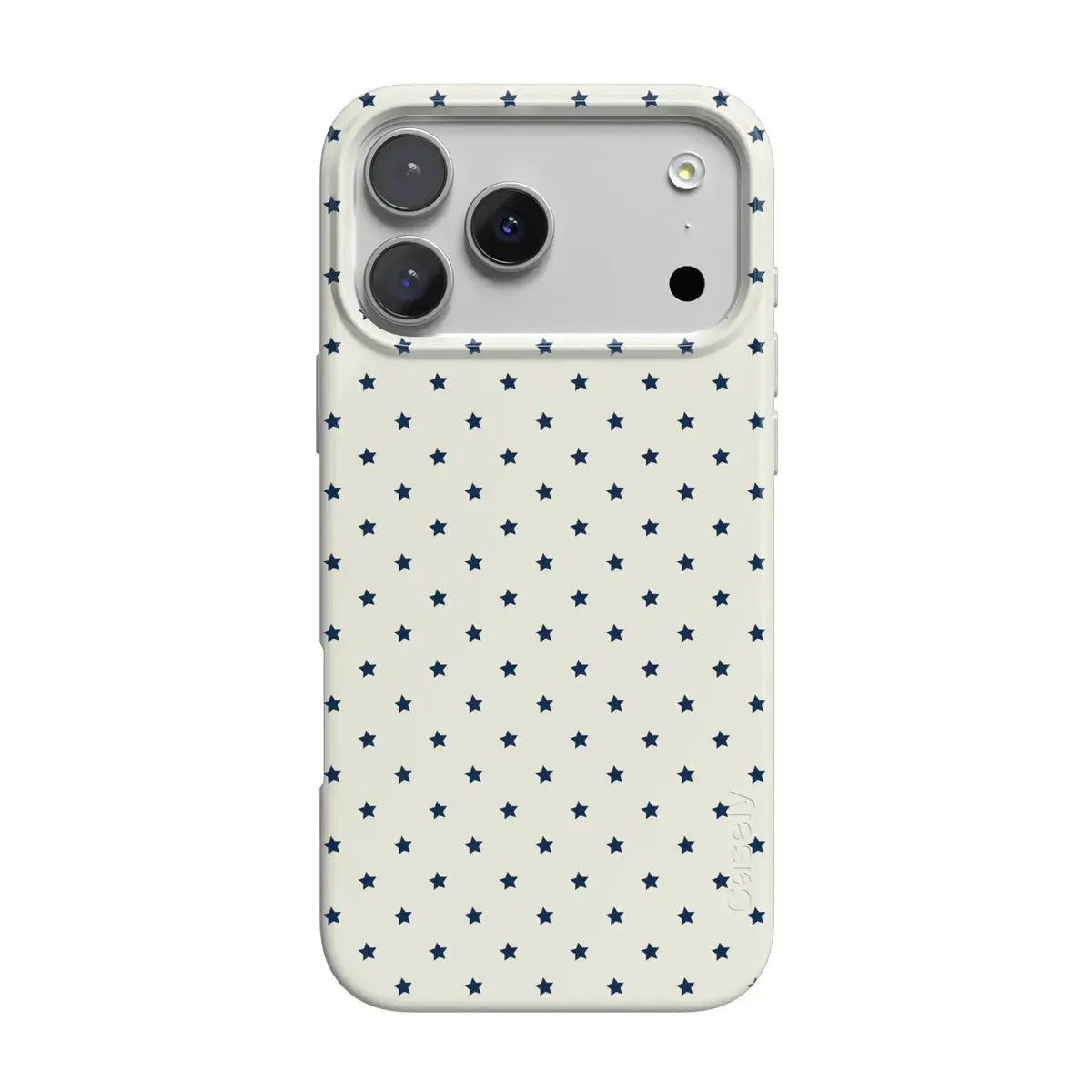 Casely iPhone 17 Pro Case | Tiny Stars | Blue & White | Compatible with MagSafe | Classic Ultra Thin Design