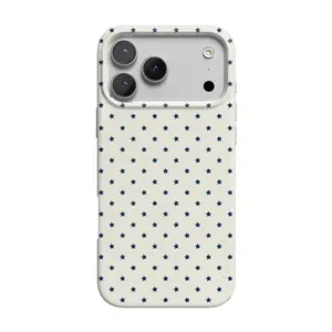 Casely iPhone 17 Pro Max Case | Tiny Stars | Blue & White | Compatible with MagSafe | Classic Ultra Thin Design
