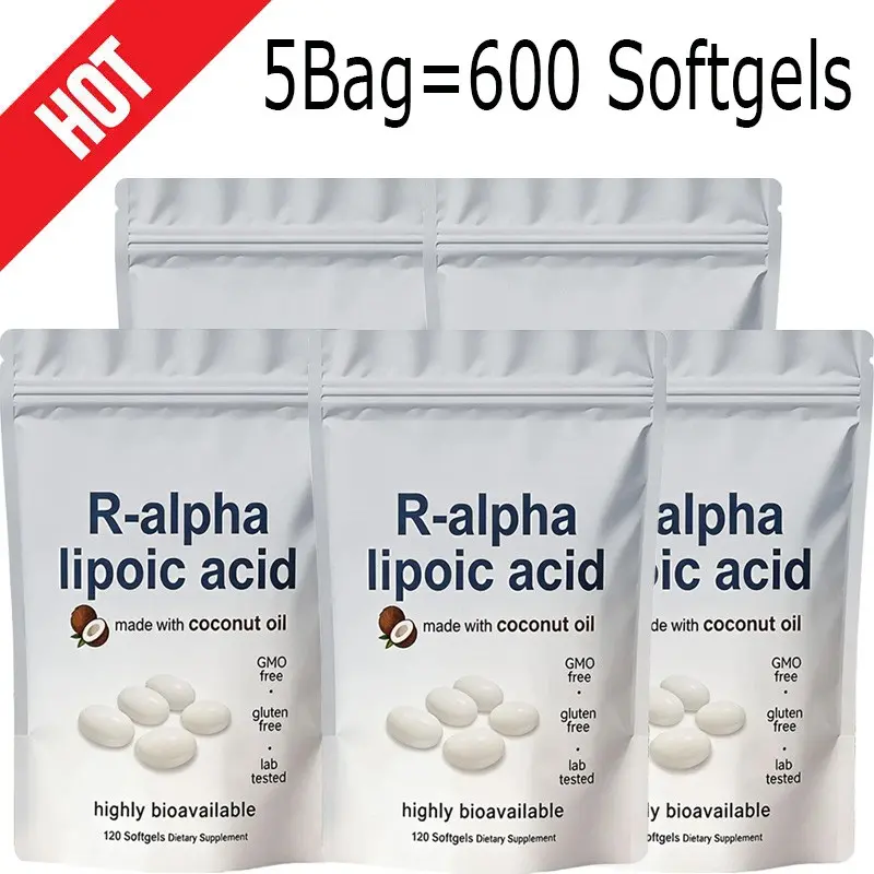 5 Bags = 600 Softgels
