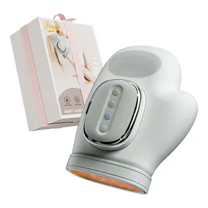 Heated Hand Massager with Air Pressure, Professional Wireless Electric Hand Massager, 3 Massage Modes, 5 Air Pressure Levels, hand massager with heat and compression, Muscle Massagers