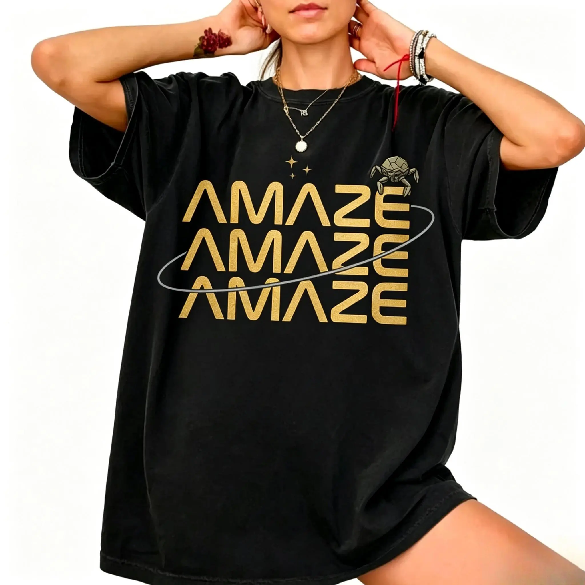 【100% cotton】 Amaze Amaze Amaze T-Shirt, Project Hail Mary Rocky Inspired, Sci-Fi Men Tee, Funny Space Quote Shirt, Book Lovers Gift
