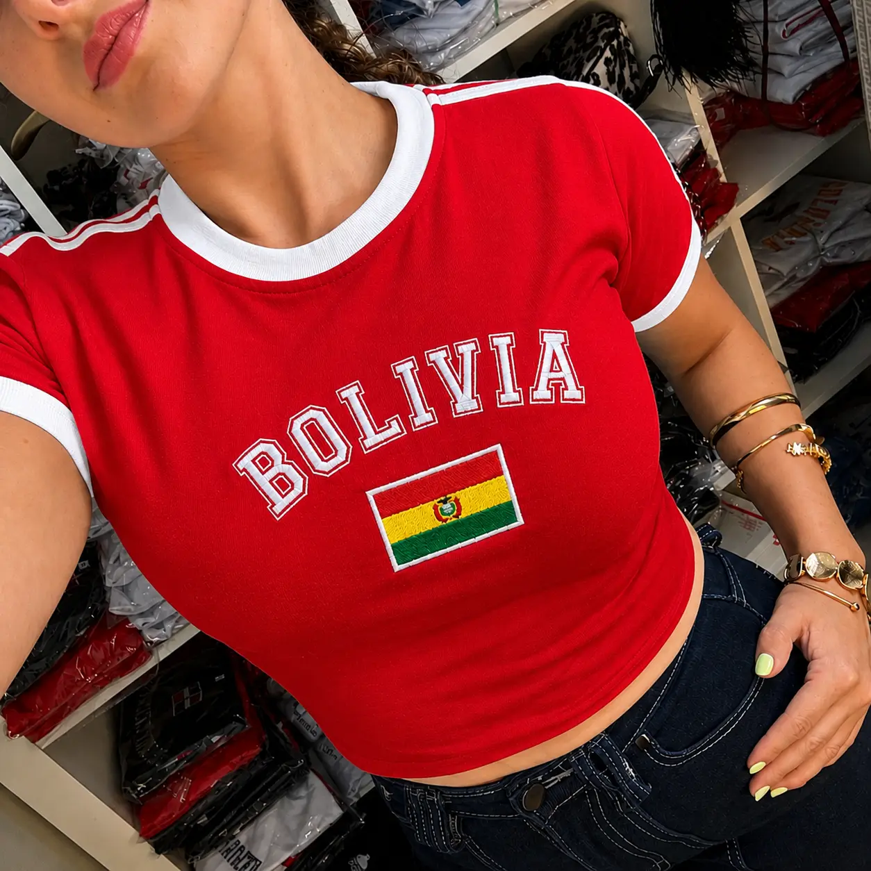 Polera Bordada- Bolivia