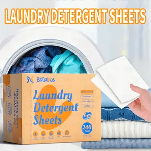 BellaLuce 240 Laundry Loads - Travel/Dorm/Camping - Plastic-Free Concentrated Detergent