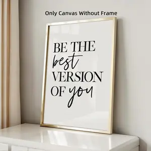 Canvas Painting, Inspirational Quotes Wall Art, Motivational Poster, Unframed Art Print, Wall Art for Home Living Room Bedroom Office Dorm, Decor, Modern Home Decor