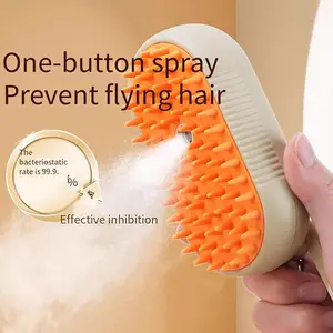 Three-In-One Suction Beauty Brush, Cat Dog Spray Massage Comb, Efficient Pet Fur Cleaning Tool, Gentle De-Shedding Design