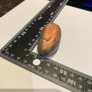 Full Face - Double Flash Sunset Yellow & Blue Labradorite