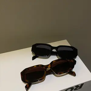 Women's High-End Sense Personality Fashion Big Brand, P Polygonal High-End Sunglasses Frame,Men's Fashion Sunglasses