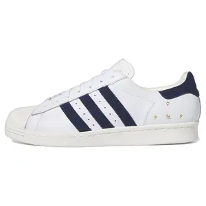 Adidas Originals Superstar ADV Low-Top Sneakers for Men in White and Blue