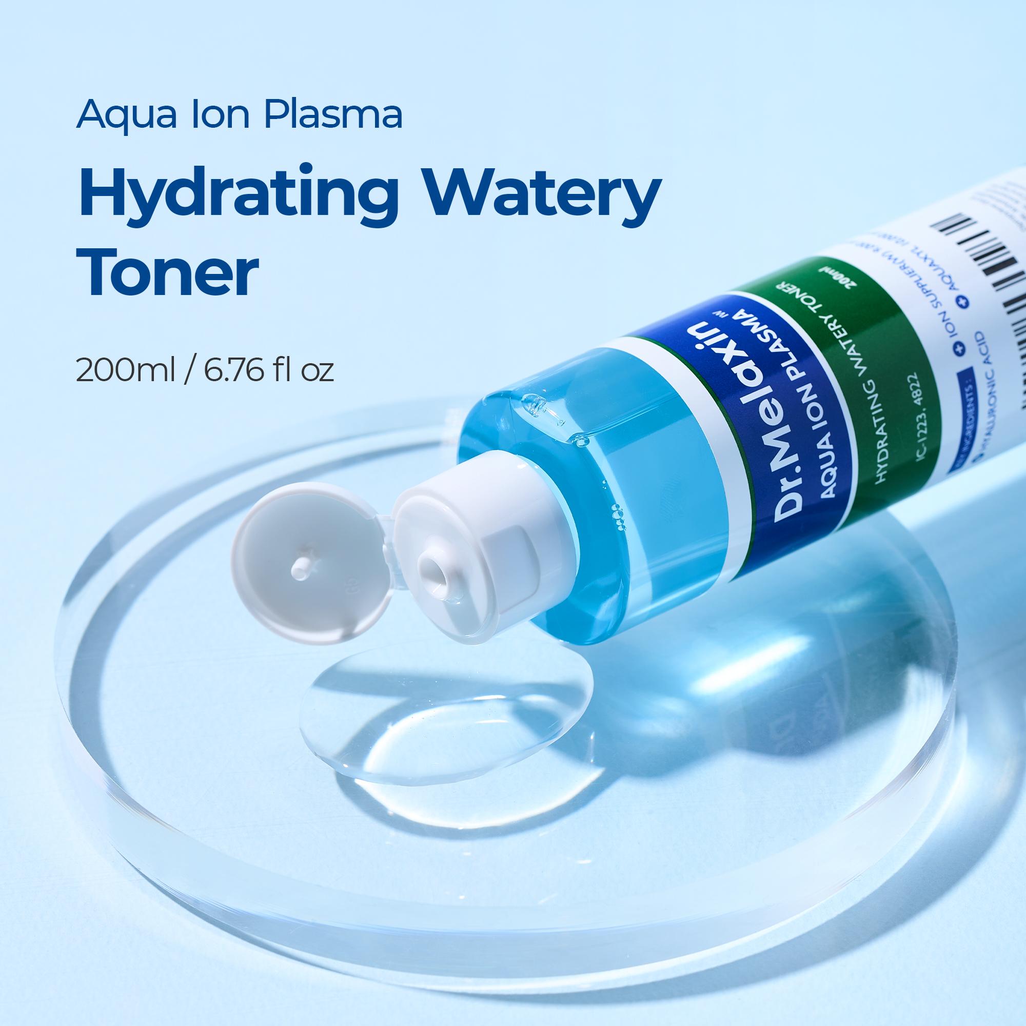 [Dr.Melaxin Official] Aqua Ion Plasma Hydrating Watery Toner | Moisturizing, Hyaluronic Acid | Korean Cosmetics | 200ml