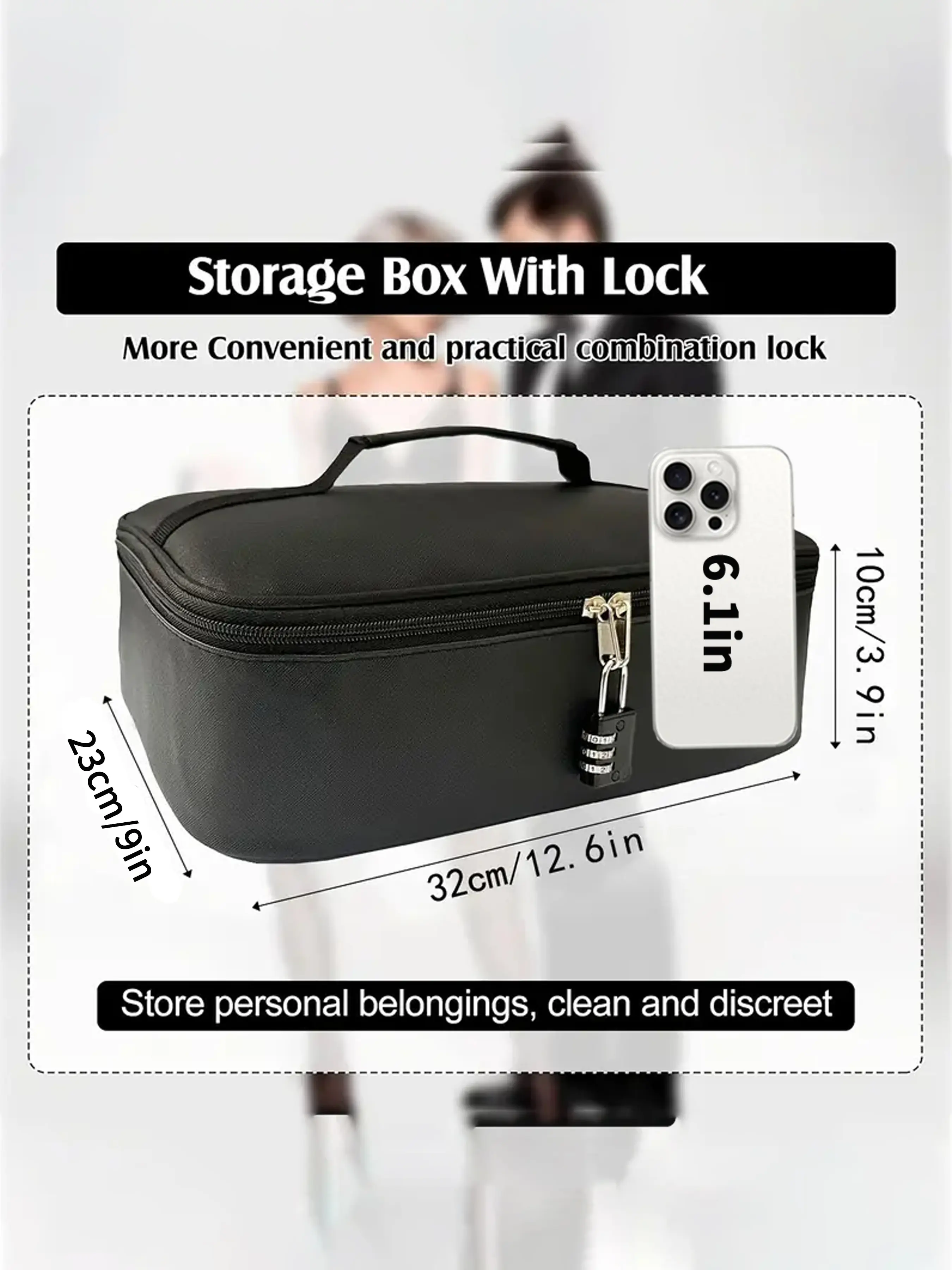 Lockable Adult Toy Storage Bag, Discreet Bag for Toys, Discreet Lockable Toy Storage Bag, Erotic underwear Lockable Adult Toy Storage Bag, Discreet Bag for Toys, Discreet Lockable Toy Storage Bag, Erotic underwear