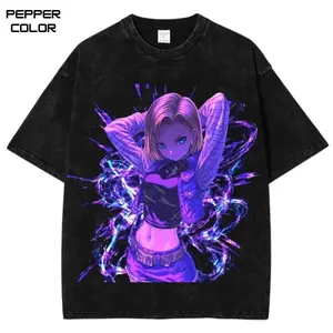 Android 18 Graphic T-Shirt, DMZ Shirt, Manga shirt, Anime Tee, Crewneck Short Sleeve T-Shirt, Unisex Gift For Menswear Womenswear Casual Streetwear,Trending,All Size