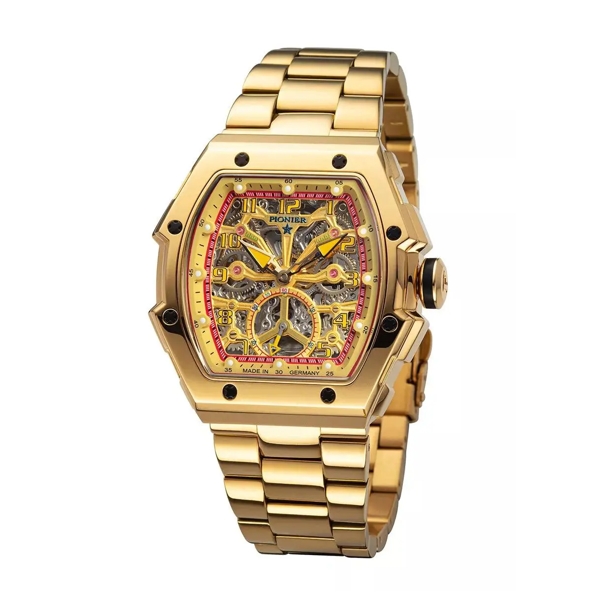 Milano Pionier - GM-519-7 | Gold | Made in Germany Automatic Watch
