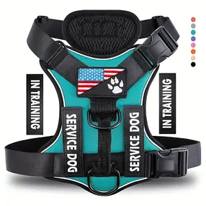 Dog Harness No pull Reflective Tactical Harness Vest for Small Large Pet Dogs Walking Training Outdoor Dog Supplies Free Patches