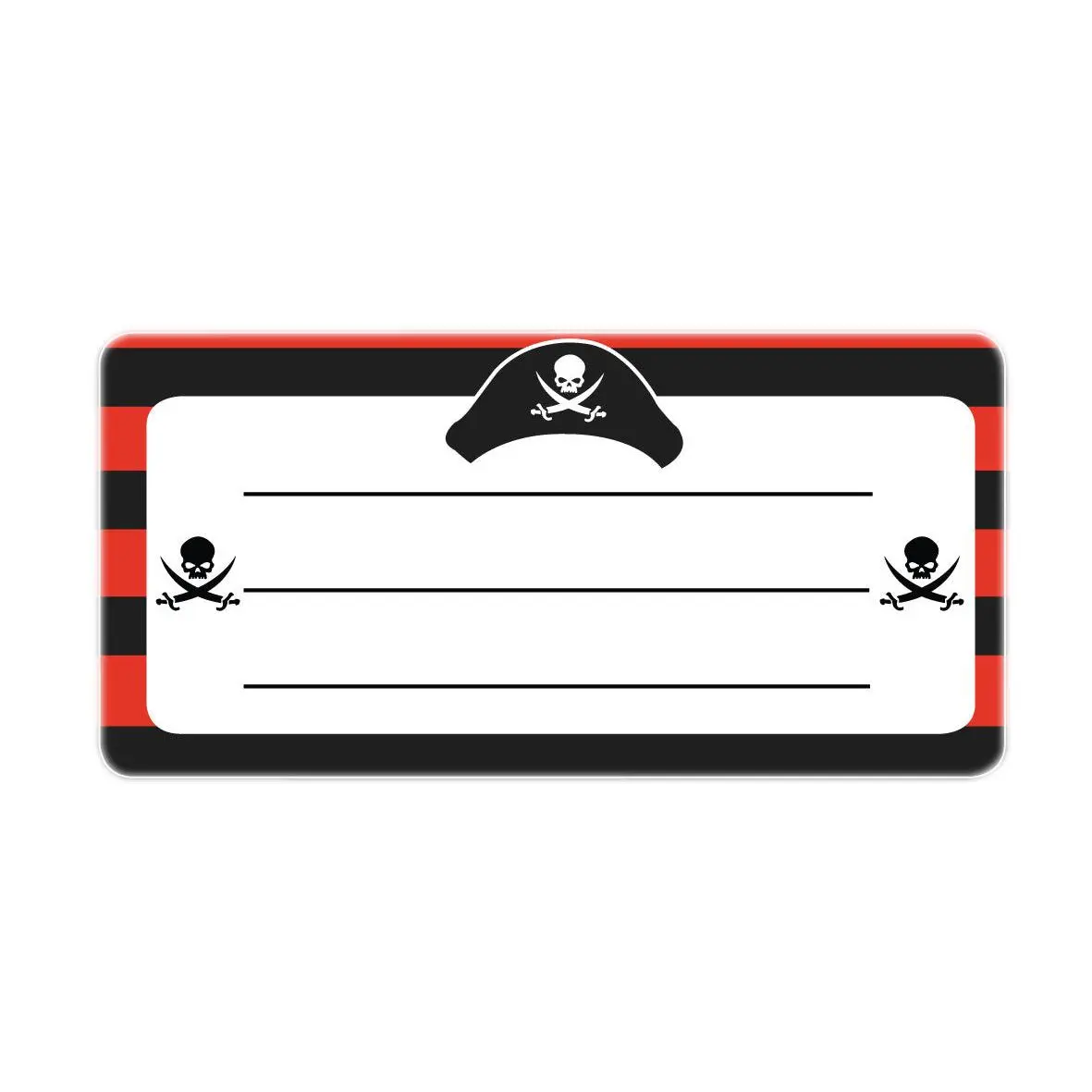 SHAPES ETC. Id Badge Nametag - Ahoy!