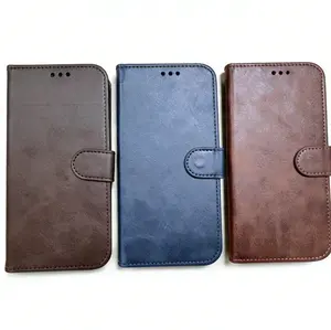 Flip Leather Case Phone Case Handmade Custom TPU+PU Material Elegant Practical Flip Protection Design for Daily Use
