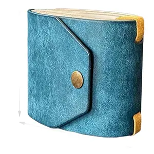 Cash Wrap Wallet with Clasp Organizer, Lightweight Fashion Handy Purse, Leather Money Clip Holder, Slim Pocket Money for Men Women