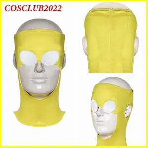 Mark Grayson Cosplay Yellow Mask Cartoon Invincible Latex Masks Helmet Masquerade Halloween Carnival Party Costume Prop Headgear