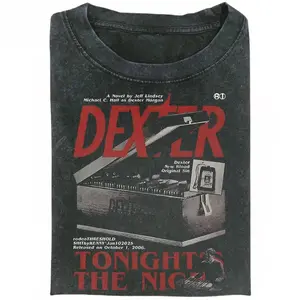 Dexter TV Show Vintage Tee, Tonight’s The Night Dexter Morgan T-Shirt, Dexter Morgan Graphic Shirt, Gift For Boyfriend Menswear Top Streetwear, Gift For Men Women, Trending T-shirt