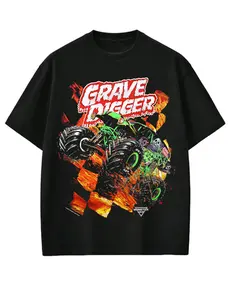 Adult & Youth Grave Digger Vintage 90's Band Classic Tshirt, Monster jam Shirt For youth and adult, grave digger shirt, youth clothing