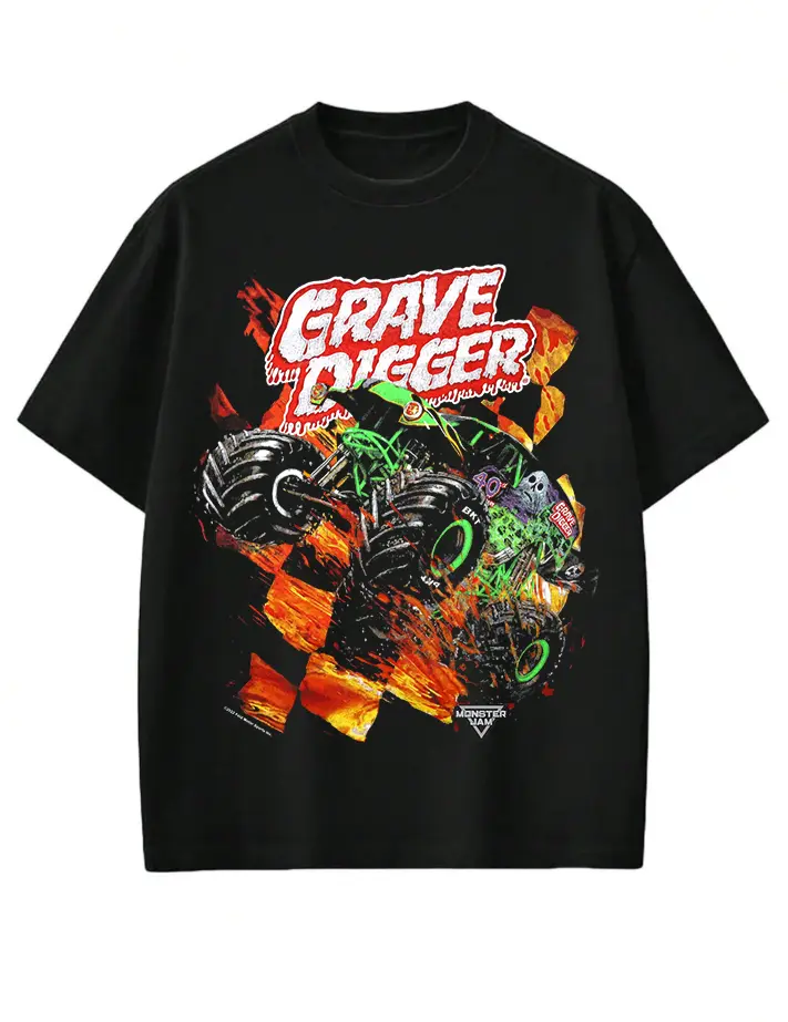 Adult & Youth Grave Digger Vintage 90's Band Classic Tshirt, Monster jam Shirt For youth and adult, grave digger shirt, youth clothing