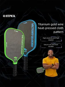 Advanced Pickleball Paddle, Titanium Fiber Composite, Pressed Matte Surface, Competition Grade, High Performance Sports Equipment