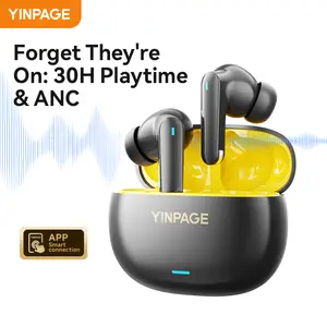 YINPAGE Nothing Headphones Sport Wireless ANC Earbuds 28dB Noise Cancelling 30H Playtime IPX4 Waterproof for Gym Workout Running Music Call - Perfect Gift Ware Headphone