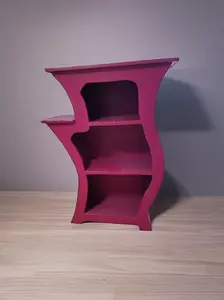 Dr Seuss Bookcase,  Handmade whimsical bookcaase.  One of a kind eclectic bookcase.  Very cool furniture