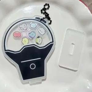 K-pop Light Stick Inspired Shaker Keychain Table Stand